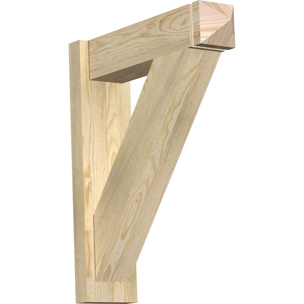 Ekena Millwork Traditional Rough Sawn Arts and Crafts Outlooker, Douglas Fir, 6"W x 22"D x 26"H OUT06X22X26TRA03RDF - main